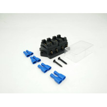 Car Truck 4 Way Circuit Standard ATO Blade Fuse Box Block Holder 12V 24V